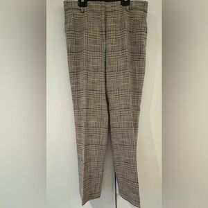 Plaid Straight-Leg Trousers - AKRIS